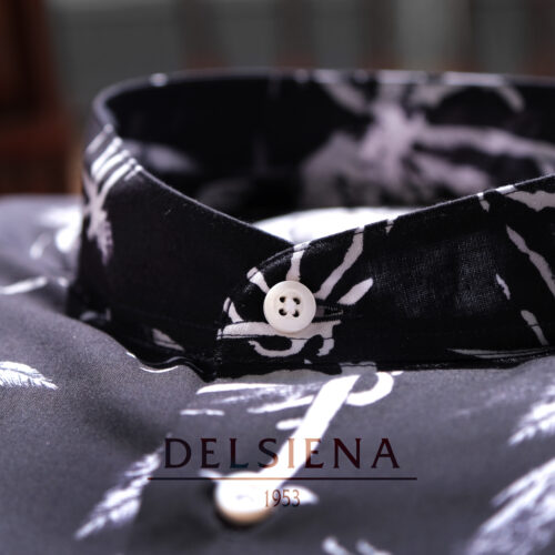 camicia delsiena collo coreano